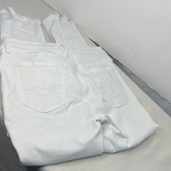 Rag & Bone - High Rise Ankle Skinny in White Manson - Picture 8 of 11